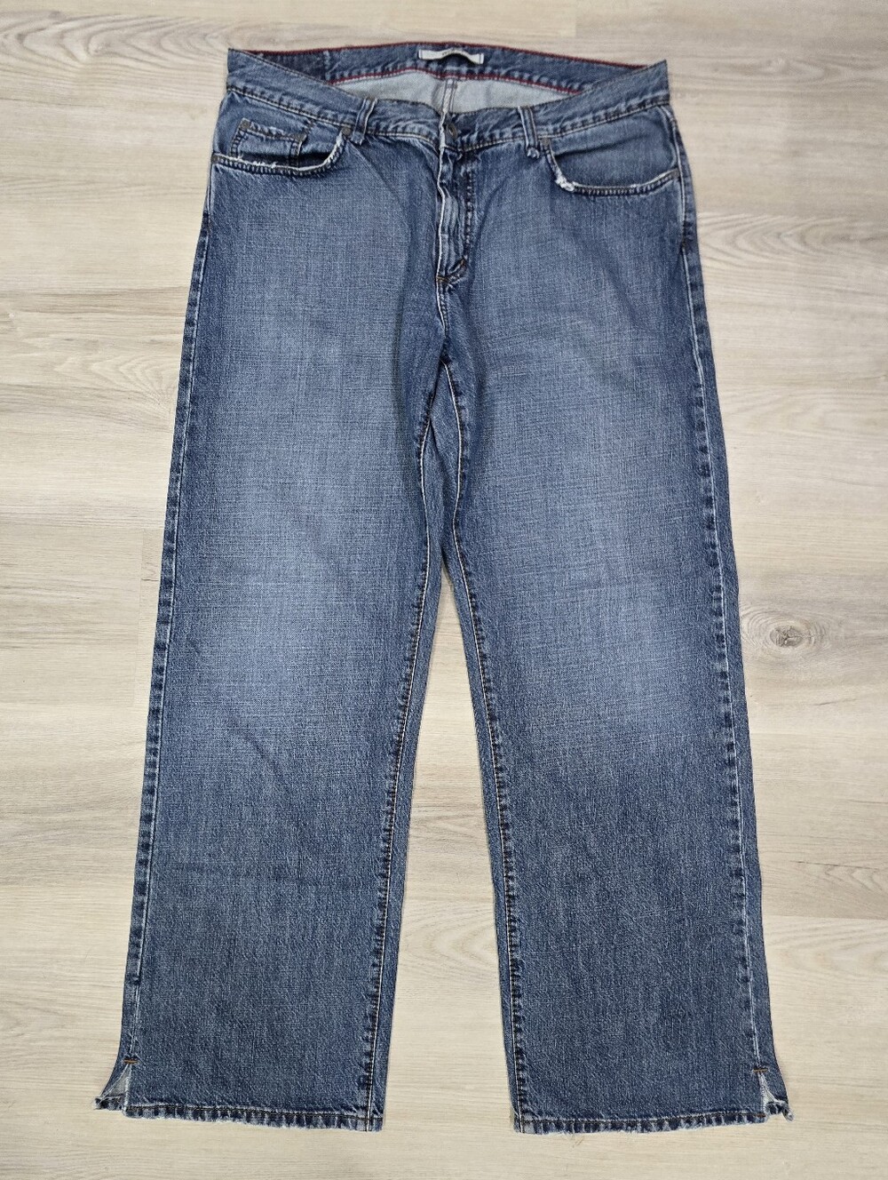 Mavi Derek Classic Men's Straight-Leg Jeans in Washed Blue Size 36x32